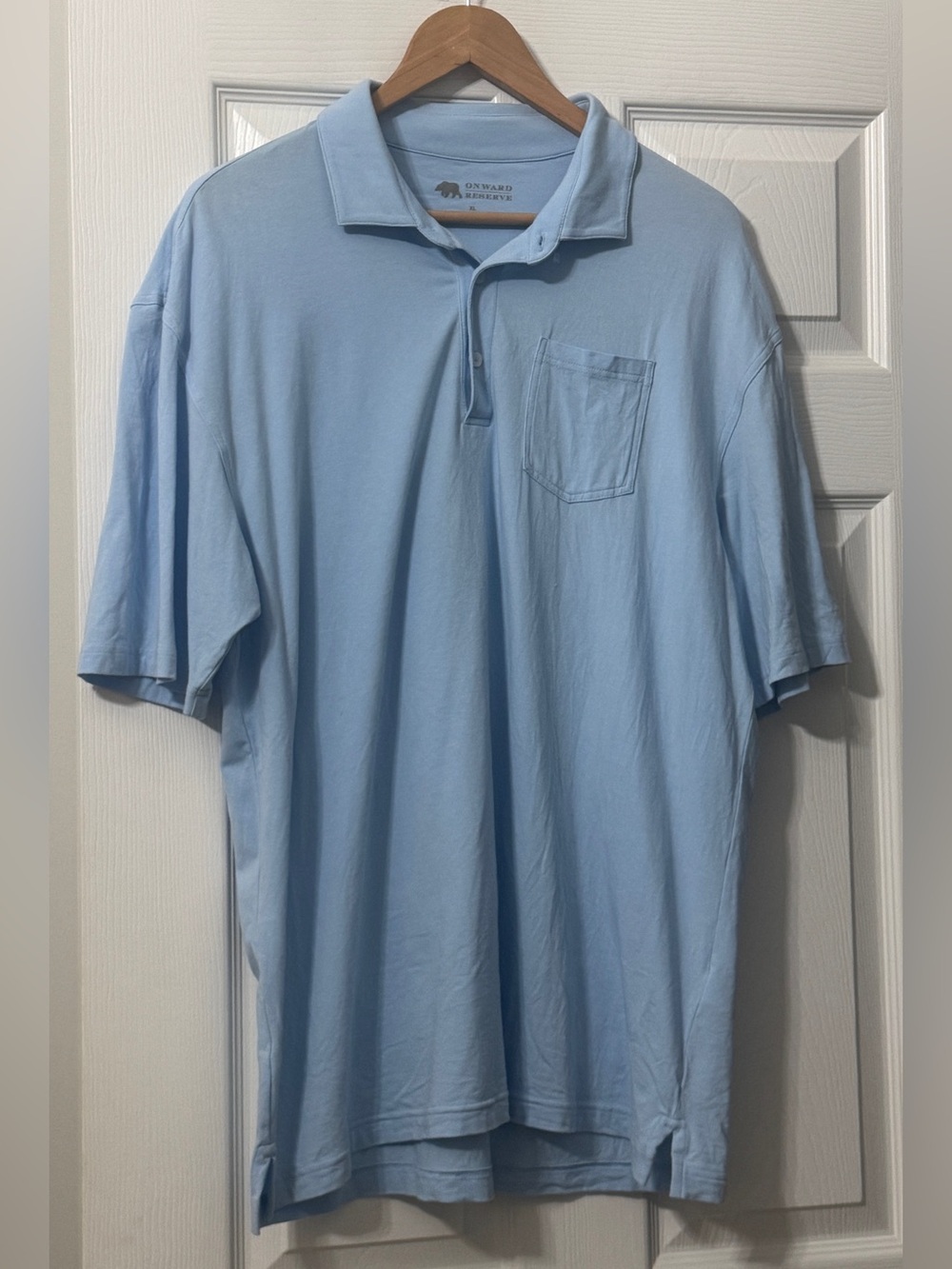 Onward Reserve light blue men's polo size XL